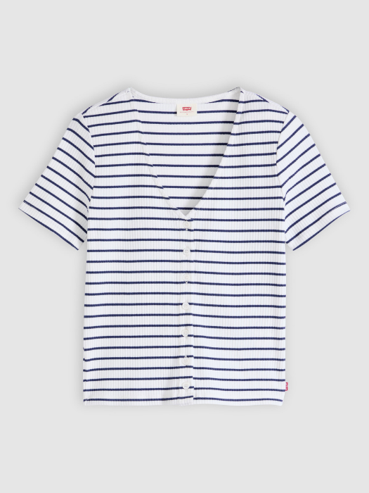 Tricou Alb/Negru Slim Femei [5]