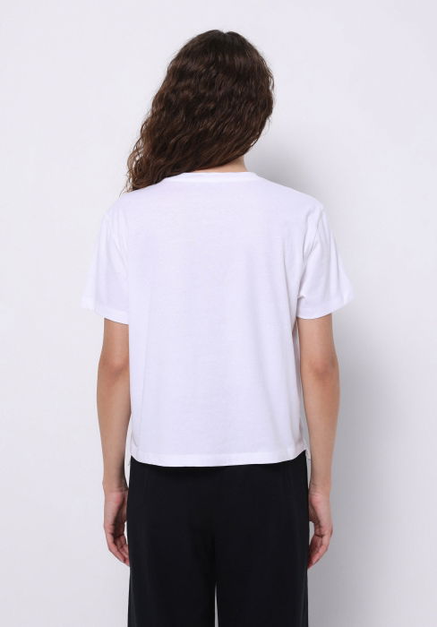 Tricou Alb Regular Femei [2]