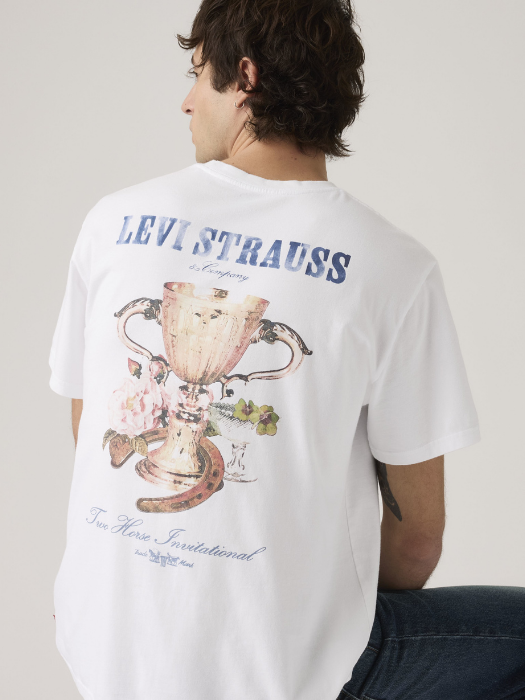 Tricou Alb Relaxed Barbati [3]