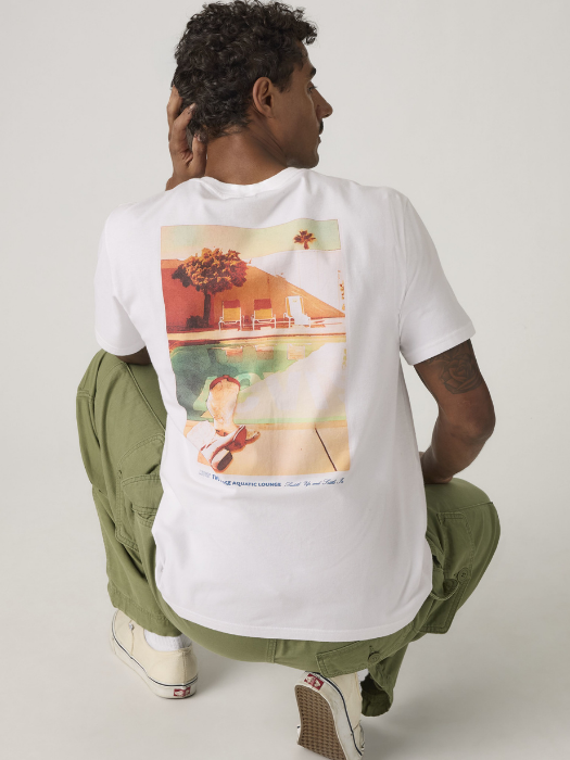 Tricou Alb Relaxed Barbati [3]