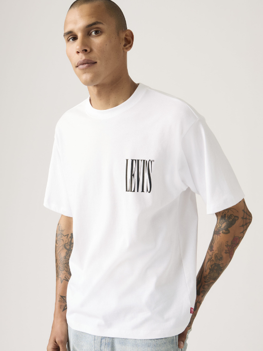 Tricou Alb Relaxed Barbati [2]