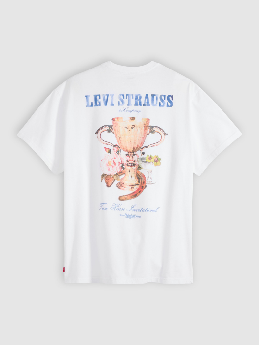 Tricou Alb Relaxed Barbati [6]