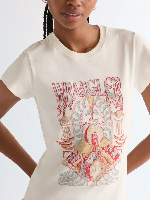 Женская Футболка Белая Slim [3]