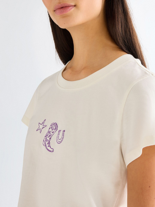 Tricou Alb Slim Femei [3]