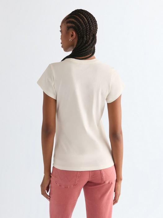 Женская Футболка Белая Slim [2]