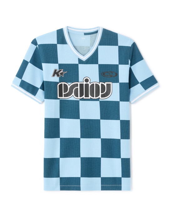 Tricou Albastru Deschis Oversize Barbati [5]