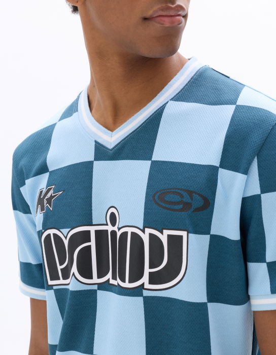 Tricou Albastru Deschis Oversize Barbati [4]