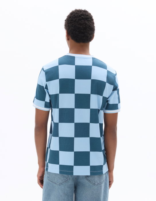 Tricou Albastru Deschis Oversize Barbati [3]