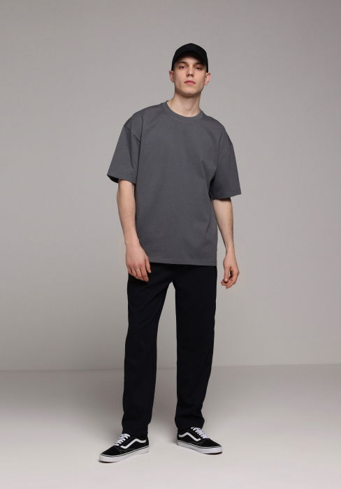 Tricou Gri Inchis Barbati [3]