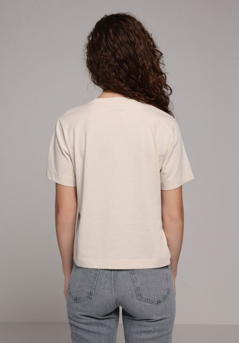 Женская Футболка Бежевая [2]