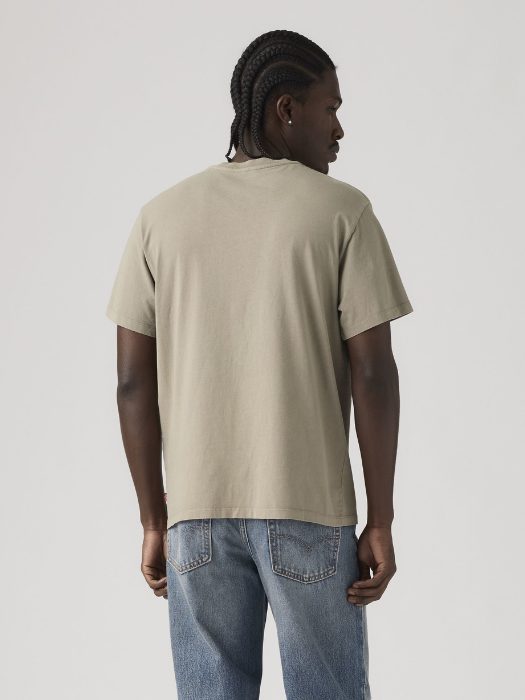 Tricou Bej Relaxed Barbati [4]