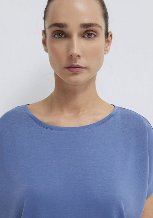 Женская Футболка Синяя  [6]