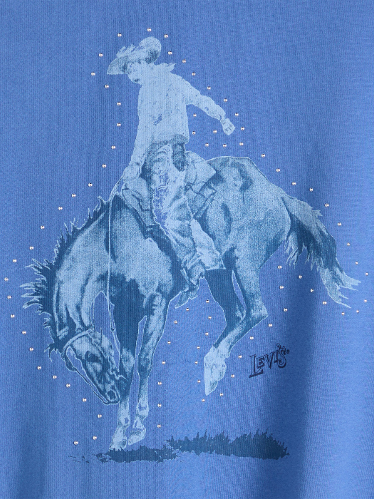 Tricou Albastru Relaxed Femei [5]