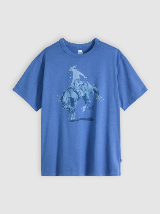 Tricou Albastru Relaxed Femei [6]