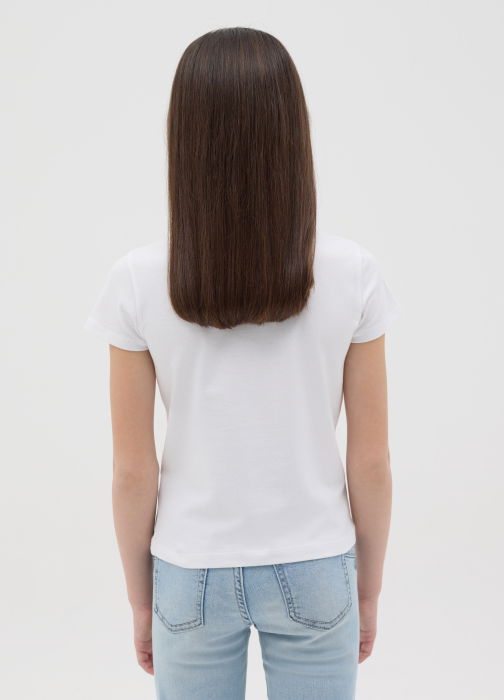 Футболка Для Девочек Brilliant White 10-15 Лет [2]