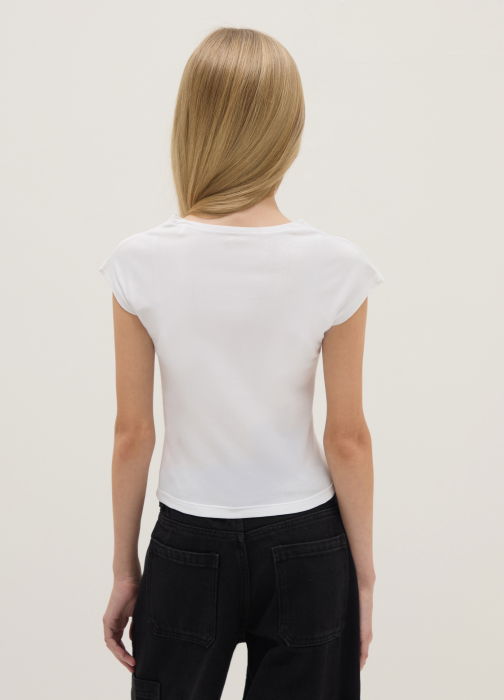 Футболка Для Девочек Brilliant White 10-15 Лет [2]