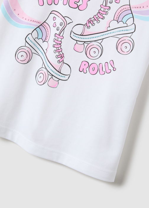 Tricou Brilliant White Fete 3-10 Ani [3]