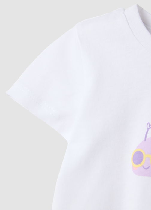 Футболка Для Девочек Brilliant White 9-36 Месяцев [4]