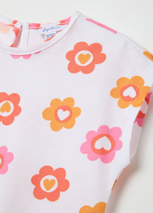 Футболка Для Девочек Brilliant White 9-36 Месяцев [3]