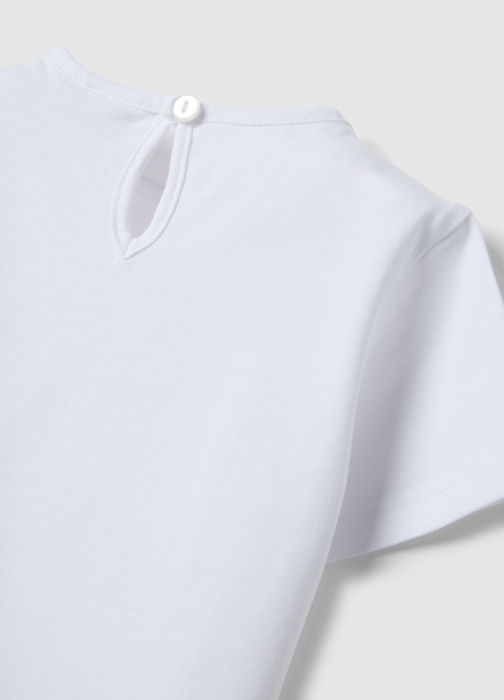 Футболка Для Девочек Brilliant White 9-36 Месяцев [4]