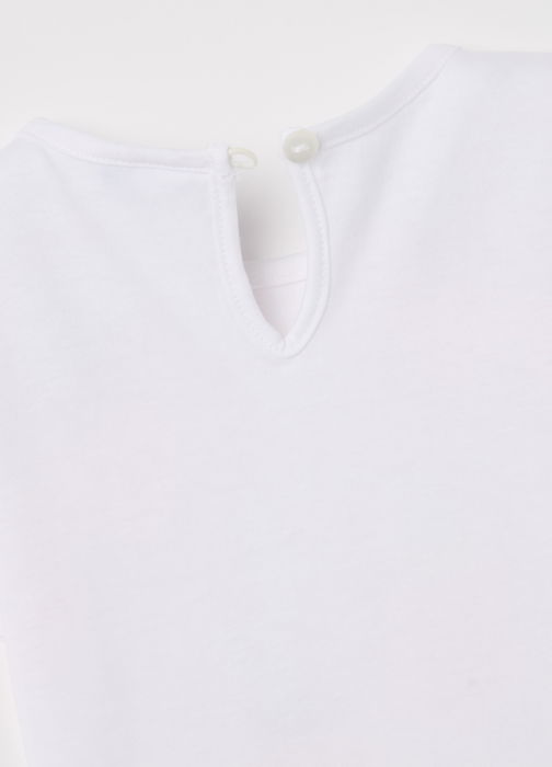 Футболка Для Девочек Brilliant White 9-36 Месяцев [4]