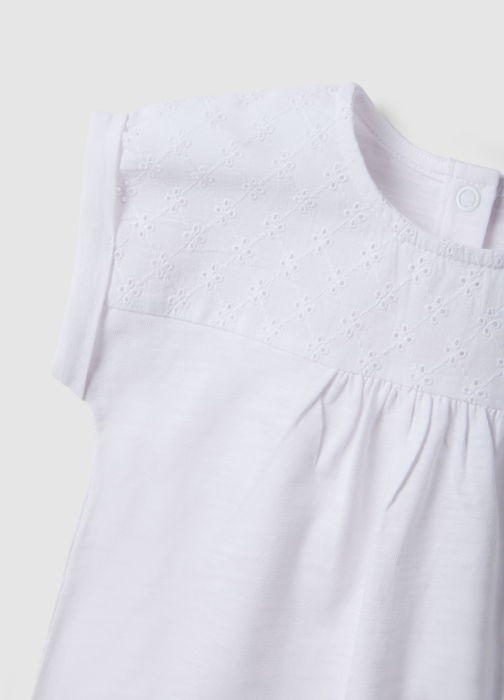 Футболка Для Девочек Brilliant White 9-36 Месяцев [3]