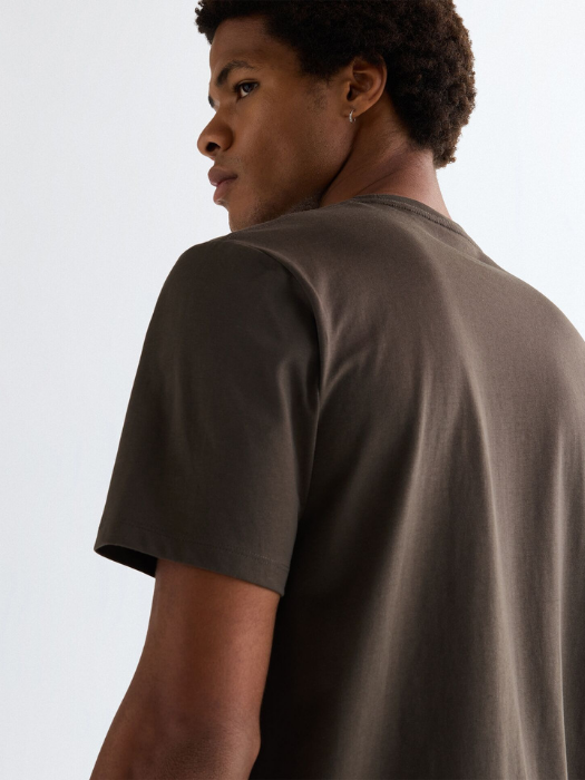 Мужская Футболка Коричневая Regular [5]