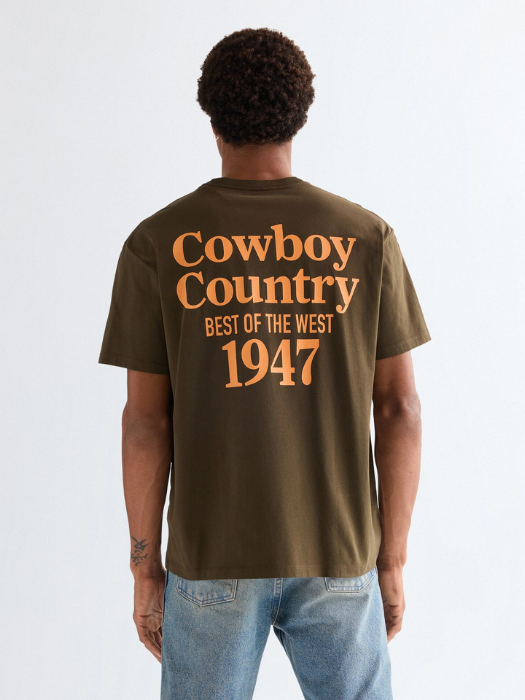 Tricou Cafeniu Vintage Barbati [4]