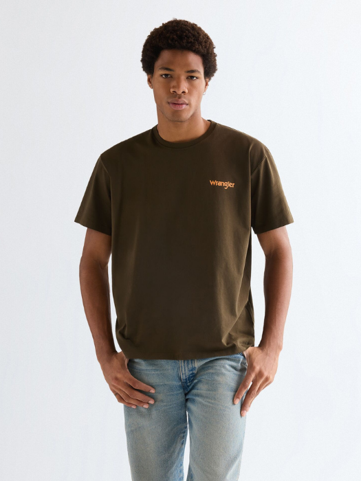 Tricou Cafeniu Vintage Barbati [3]