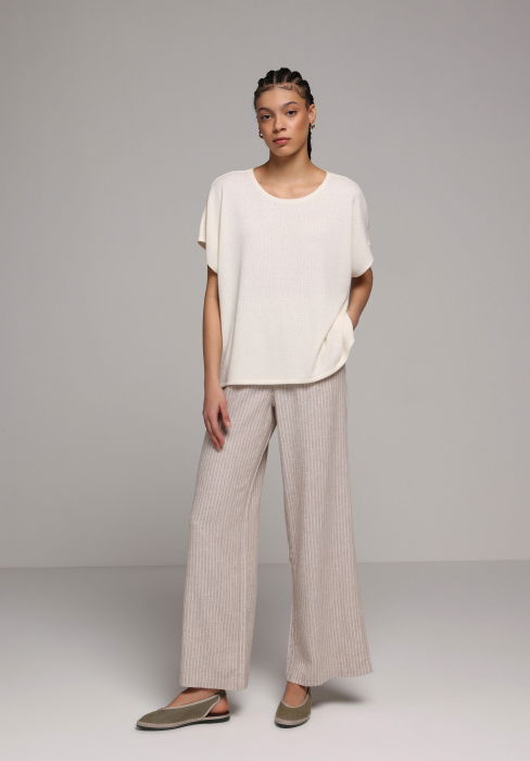 Женская Футболка Кремовая  [3]