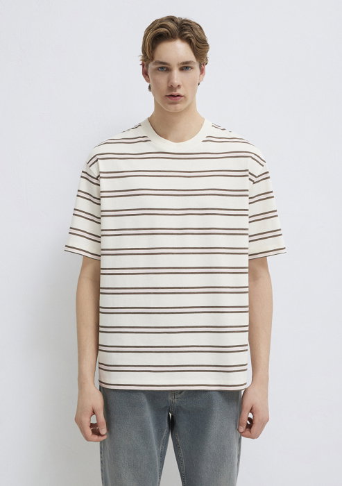 Tricou Ecru Relaxed Barbati [3]