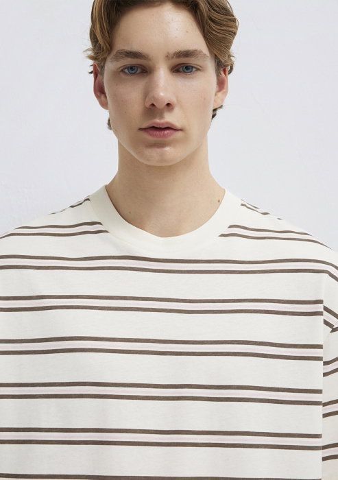 Tricou Ecru Relaxed Barbati [6]