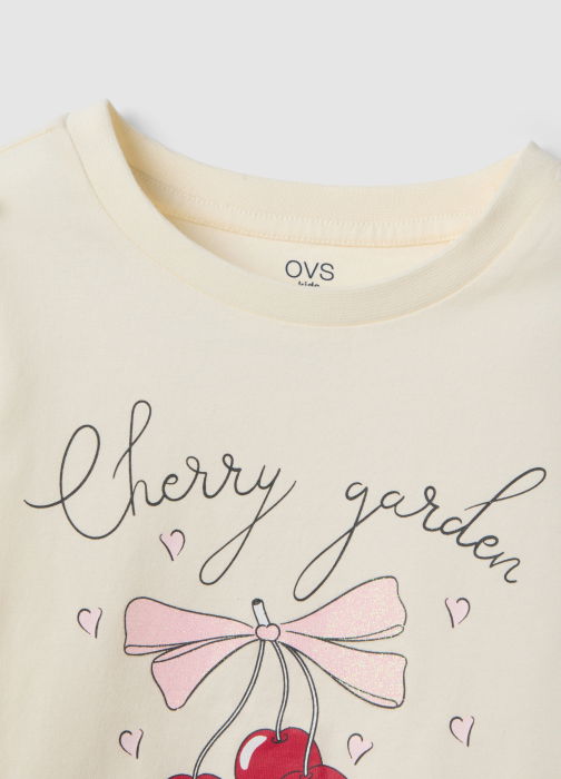 Tricou Gri/Alb Fete 3-10 Ani [4]