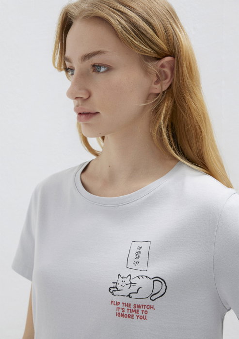 Tricou Gri  Femei [2]