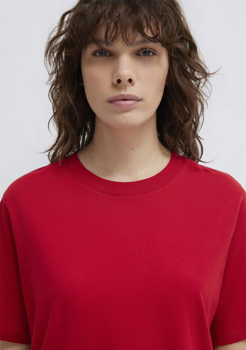 Женская Футболка Красная  [6]