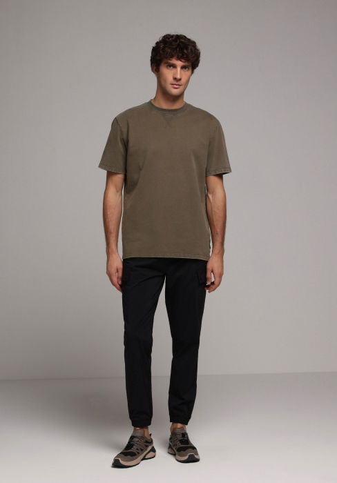 Tricou Gri Inchis Comfort Barbati [3]