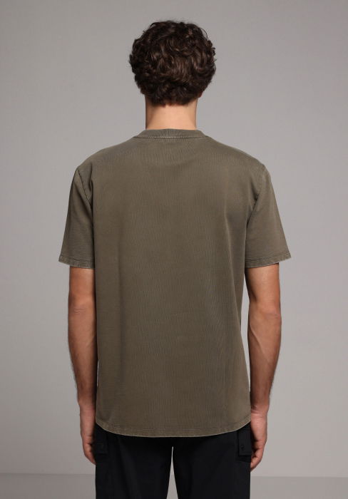 Tricou Gri Inchis Comfort Barbati [2]