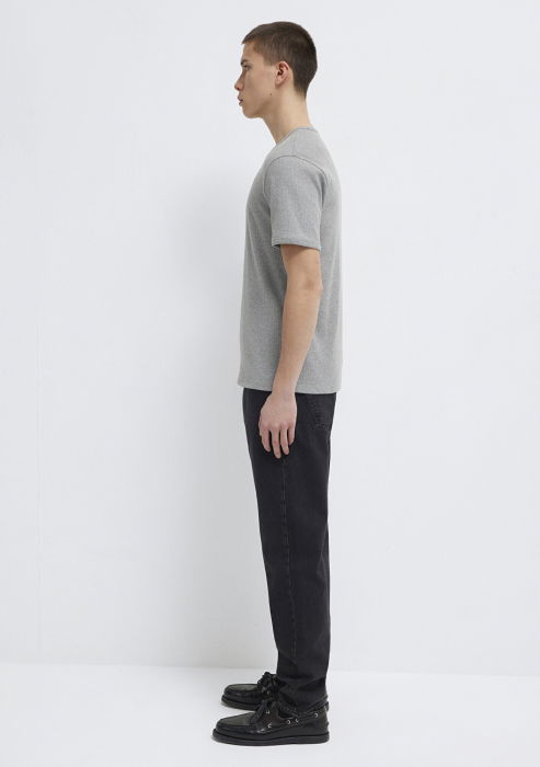 Мужская Футболка Серая Меланж  [4]