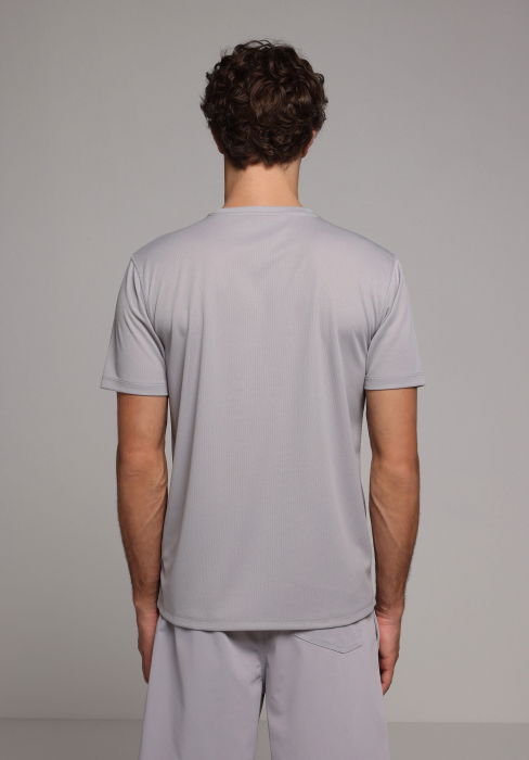 Tricou Gri Deschis Regular Barbati [2]