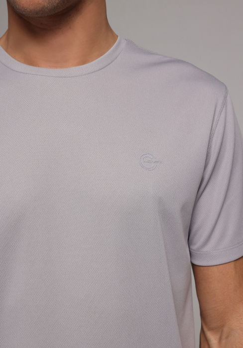 Tricou Gri Deschis Regular Barbati [4]