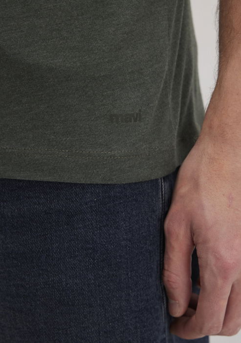 Мужская Футболка Хаки  [6]