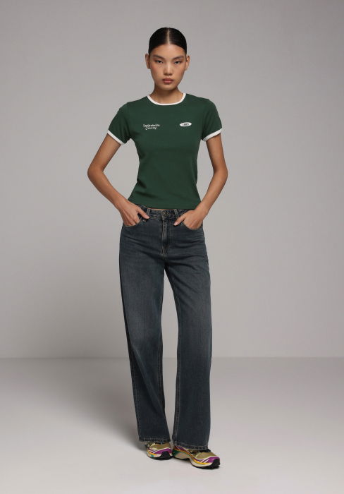 Женская Футболка Зелёная  [3]