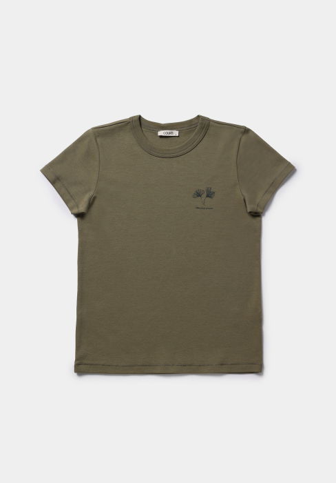 Женская Футболка Хаки [5]