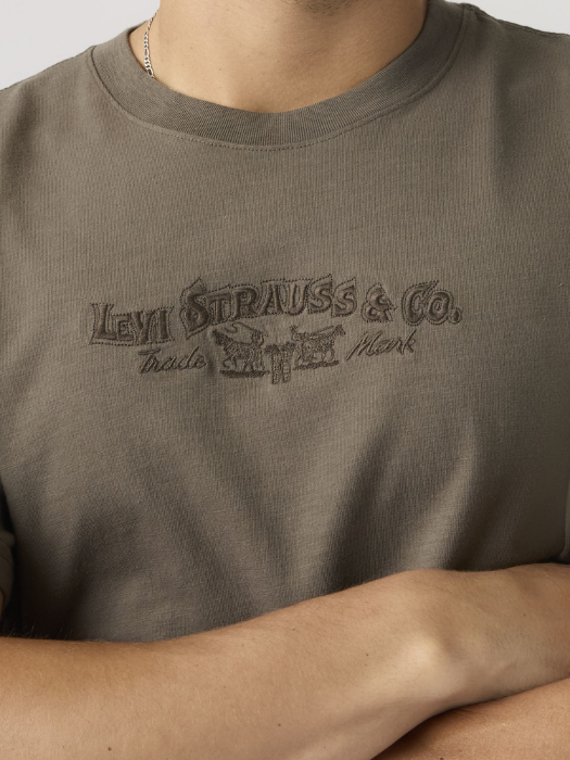 Tricou Haki Relaxed Barbati [4]