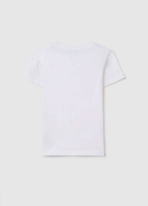 Tricou Lucent White Fete 3-10 Ani [2]