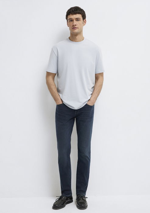 Мужская Футболка Голубая  [2]