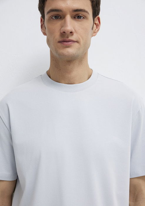 Мужская Футболка Голубая  [6]