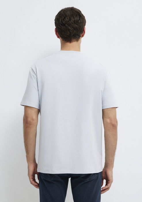 Мужская Футболка Голубая  [5]