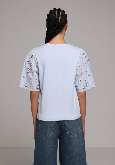 Женская Футболка Светло-Синяя  [2]