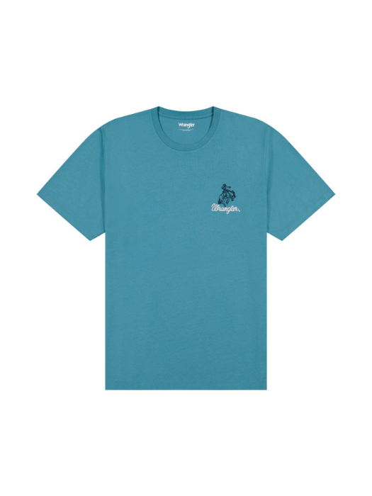 Мужская Футболка Голубая Regular [5]